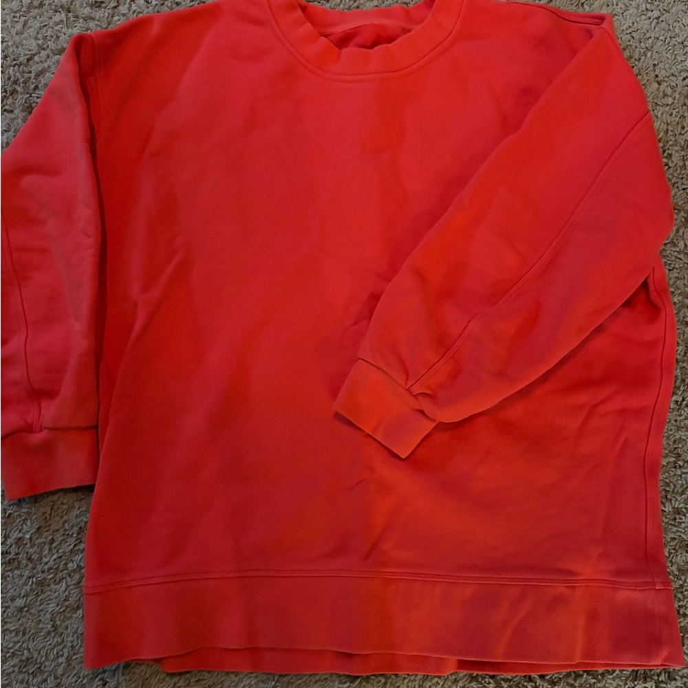 lululemon athletica Red Sweatshirt
